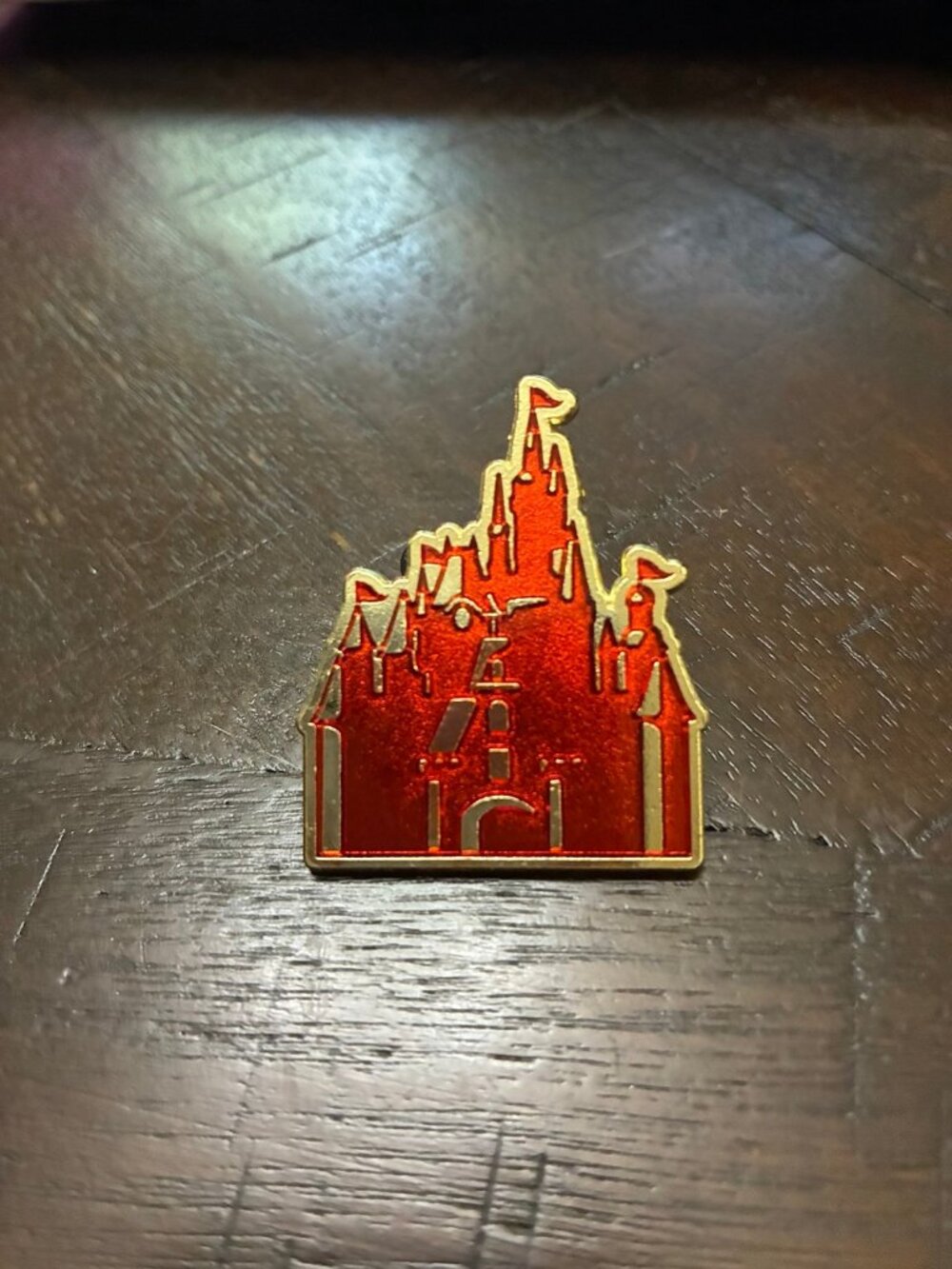 Disneyland Hong Kong Opening Day Castle Ride Metal Trading Pin Limited Ed 300